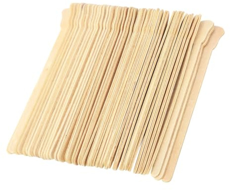 CALLARON 100 Stück Holzspatel für Haarentfernung Einweg Wachsmischstäbchen für Wachs und Zuckerpaste für Professionelle und Diy Anwendungen