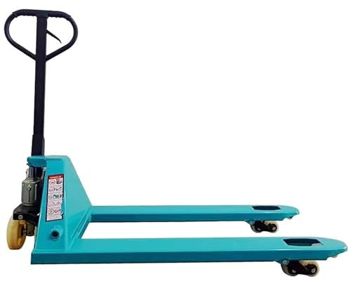 lyxamjrzyp Hydraulischer Hubwagen, Manueller Palettenwagen, Transport Wagen mit Nylonrädern, für Lager, Supermarkt und Baustelle(XXL)