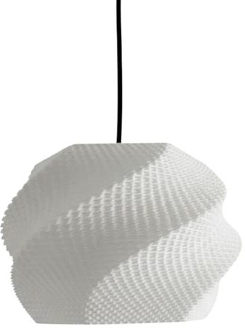 3D Vase Lampenschirm Sofia E27 – nachhaltig & modern, skandinavisches Design – Deckenleuchte Pendelleuchte Hängeleuchte – Ersatzschirm, dekorativ, Rattan
