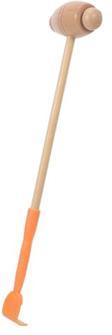 DECORNIJIA Martillo Masaje Corporal Manual de Madera con Mango Ergonómico, Rascador de Espalda Multifunción para Aliviar Picazón y Tensión Muscular, Herramienta Portátil para Salud