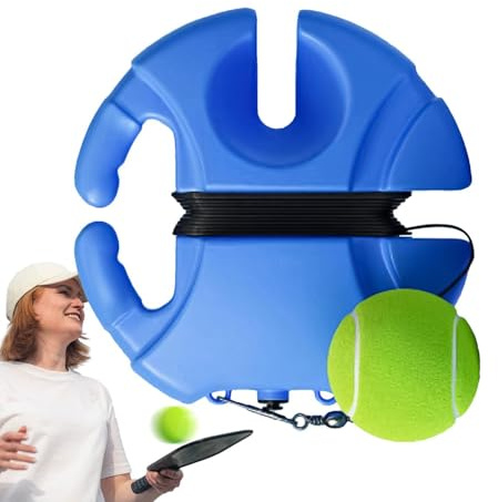 Bärbar tennistränare – hög prestanda, kompakt, studsningsutrustning | praktisk för integrerad lagring | Multipurpose Outdoor Indoor Utility