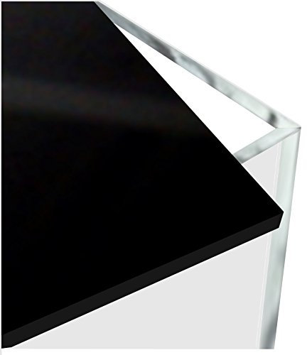 HOKU Holzhäuser Kunststofftechnik Acrylglas-würfel mit Deckel oder Boden in schwarz Grösse : 15cm x 15cm x 15cm Box, Acrylglas, 5 transparente Seiten, klar