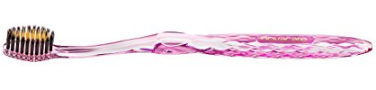 Novacare Zahnbürste mit veredelten Gold- & Bambuskohle-Borsten (pink)