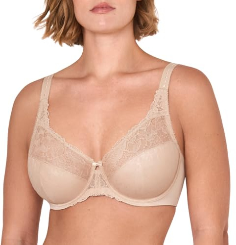 DELIMIRA Heltäckande BH med minimering i spets Beige 105H