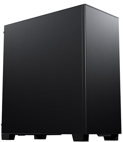 Phanteks XT Pro Silent, Mi-Tower-Spielrahmen, 3 Schwarze M25-120-Lüfter inklusive, geschlossene Panels, USB-C 3.2 Gen2, leises Gehäuse, Schwarz