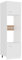 Tidyard Kitchen Cabinet White 60x57x207 cm Chipboard