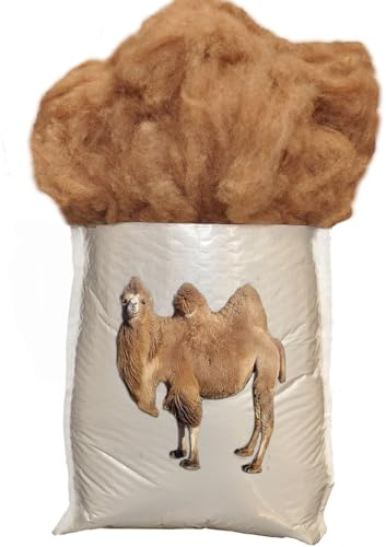Wollfüllung, Kamelwollefüller, Bio-Wollfüllung, Tierfaser, 0,5 kg/Beutel