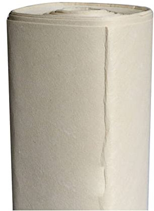 HARICSET Filzstoff Bastelfilz Filz Stoff 85cm Breit Filzplatten für Handwerk,Nähen,Patchwork,Stickereien Handwerks Projekt DIY Weihnachtsdekorationen(Size:0.85 * 20m,Color:Creme Farben)