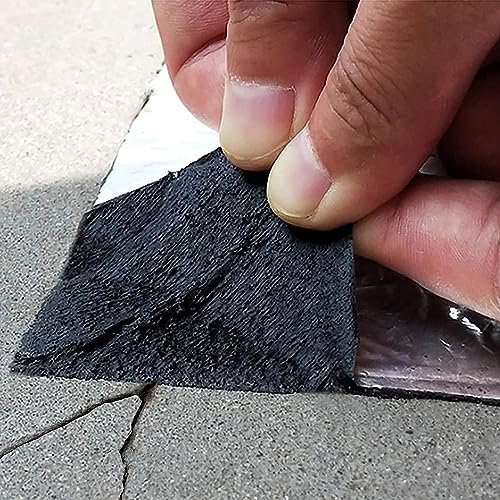 FENGSHOUU Bitumen-Band,Selbstklebendes Dichtungsband,Reparatur-Band,UV-beständige Schutzfolie,Stark Klebend Wetterfest,für Metalldach/RV Markise/Fenster Dichtung/Boot (0.33x1m)