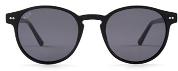 Kapten & Son Sonnenbrille Marais All Black | Unisex | Stylische Sunglasses mit formschöner Fassung aus hochwertigem Acetat | Zuverlässiger Sonnen- und UV-Schutz | Rahmenbreite: 138mm