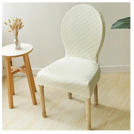 Mswborml A,S1, Moderne Stuhlhusse Stretch Universal Stuhlüberzug Stuhlbezug Husse mit Runder Lehne, Ohne Armlehne Stuhlschonbezug Stuhl Abdeckung Waschbar, Stuhlhussen Universal Stuhlüberzug
