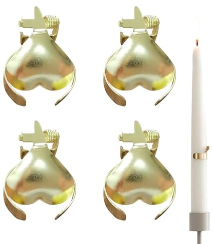 Estintore Automatico della Candela, Tappo della Candela Automatico,4X spegnimento Automatico della Fiamma dello - Estintore di Decorativo Candela, Anello di estintore Automatico per