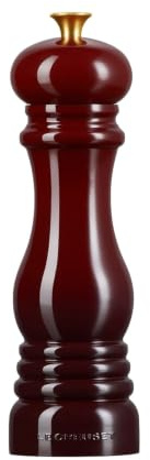 Le Creuset Salzmühle, ABS-Kunststoff, 6,2 x 6,2 x 20,8 cm, Keramik-Mahlwerk, Garnet, 44002219490100