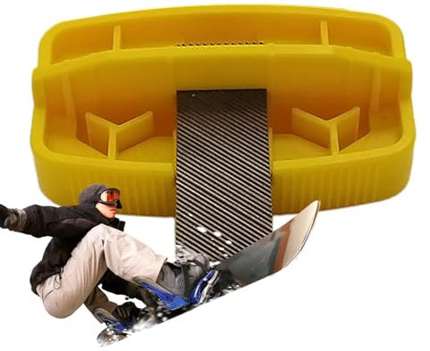 Kantenschärfer-Set Für Ski Und Snowboard Kante Inkl Tuner, Snowboardtuner mit Einer Datei, Ski -Tuning Geräte Edger für alle Geräte, die zugeschnitten Werden müssen