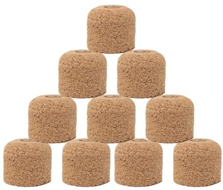 Ablandador de pipa de corcho de alta calidad – suave limpieza de pipas de tabaco de corcho natural, protege tu silbato al retirar las cenizas, incluye