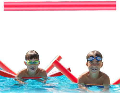 Frite Piscine Mousse Creuse Pleine, Nouilles Flottantes en Mousse pour Piscine pour Les Enfant Filles Adolescents, 150cm