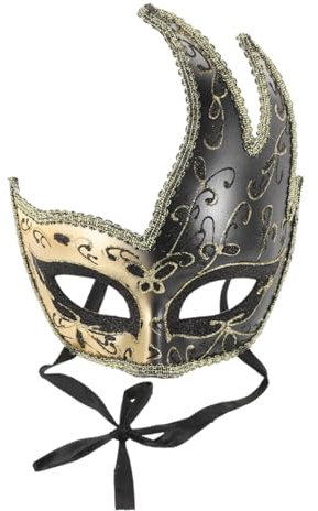 BESTonZON Masque De Mascarade Demi-visage Masque De Carnaval Antique De Fête