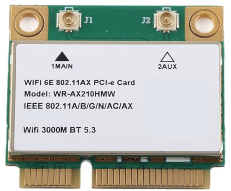 Tnfeeon Tarjeta de Red Inalámbrica 5374m WiFi 6e Tarjeta WiFi PCB Band Gigabit 6Ghz Band, Rápida y Efectiva, para Notebook/Little Host/All in a Machine
