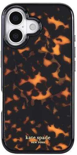 Kate Spade New York iPhone 17 Case - Compatible with MagSafe - Designer Phone Case - Tortoise | Compatible with MagSafe - Designer Case for iPhone 17 - Stylish Phone Case with Anti-Scratch Coatings & 12ft Drop Protection