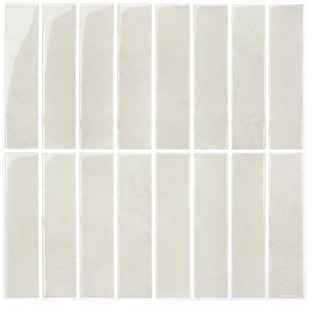 COMSTICKC Azulejos Adhesivos Cocina Beige, 10 Piezas 30.5 x 30.5 cm, Azulejos Autoadhesivos 3D, Baldosas Adhesivas de Vinilo para Salpicadero en Cocina y Baño, Impermeables, Extraíble