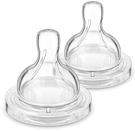 Philips Avent SCF631/27 Klassik+ Sauger mit Nahrungsfluss für Neugeborene 0m+