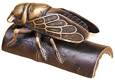 Fashion158 Cicada Cicada Blockbuster Bronze Schreibwaren Studium Home Schmuck Messing Briefbeschwerer Drucklineal Ornamente
