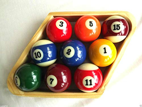 cueball16 9 BALL Wooden POOL TABLES DIAMOND Rack For 2-1/4 U.S.A/American SIZE Balls From R.L.B.C Sales