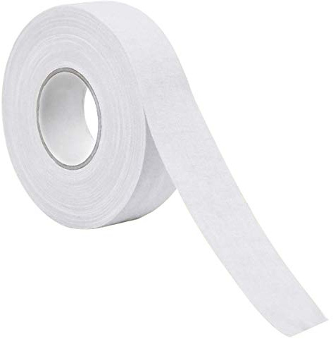 Fodlon Hockey Stick Tape,Non Slip Hockey Grip Tape, Self-Adhesive Ice Hockey Tape, Sweat Absorbent Grip Cloth Tape for Hockey, Squash Racket, Badminton Grip,Skipping Rope,Fishing Rod (White)