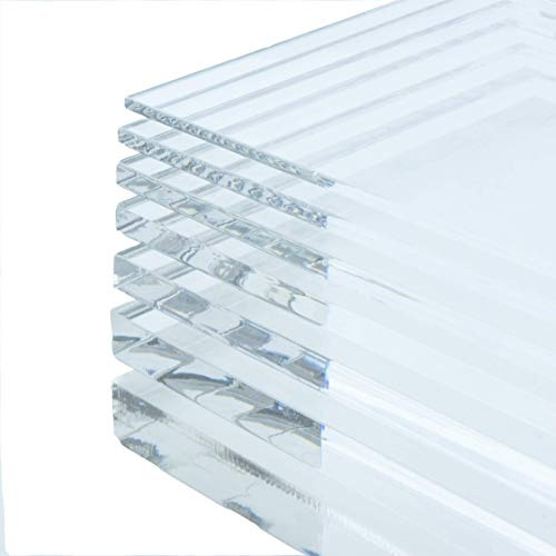 in-outdoorshop Acrylglas PMMA Zuschnitt Platte transparent klar durchsichtig Materialstärke und Größe wählbar (500mm x 600mm, 6mm Stärke)