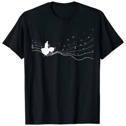 Musicien Timpani en notes de musique pour joueur de timbales T-Shirt