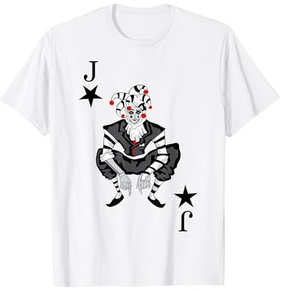Spielkarte Joker Karte Rommé Fasching Karneval Kostüm Narr T-Shirt