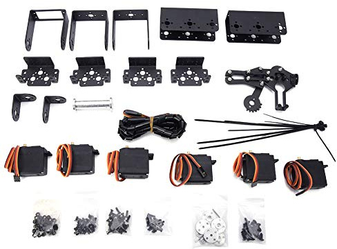 Pilipane Mechanischer 6DOF-Roboterarm, Servomotor-Manipulator Und Aluminiumarmkomponenten, Pädagogische Roboterteile, Vielseitige Roboterklaue