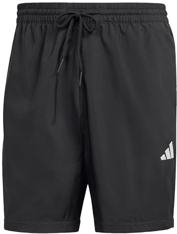 adidas Men's Essentials SMALL Logo Chelsea, Black/White, L