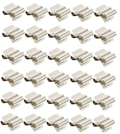 JECOMPRIS 30 Stück Solarkabel Clips Edelstahl Kabelklemmen Für Photovoltaik Kabel Clip Für Solarmodule Werkzeuglose Montage Drahtklemmen Für Elektrokabel