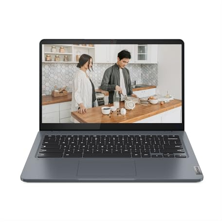 Lenovo Slim 3i Chromebook Plus - Ordenador Laptop Essential - Chrome OS - Pantalla FHD de 14 pulgadas - Memoria de 8 GB - Almacenamiento de 256 GB - Intel Core i3-N305 - Gris tormenta