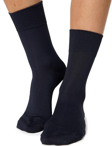 Nur Die Bambus Thermo Socke dicke warme weiche Wintersocke Thermosocke atmungsaktiv Damen, maritim, 35-38