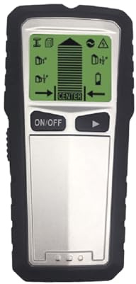 Leitungssuchgerät Ortungsgerät, 4 in 1 Wandscanner Detektor Multifunktionaler Bolzendetektor mit LCD Anzeige für Holz, Metall, Stromleitungen, Metallrohren
