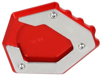 HYPERICIN Motorrad Seitenständer Unterlage Für Ya&ma&ha FÜR XT1200Z XT1200ZE Super Tenere 1200 Motorrad CNC Ständer Fuß Seite Stehen Verlängerung Pad Unterstützung Platte Vergrößern Plattenpolster(2)