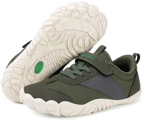 SAGUARO Chaussures Minimalistes Barefoot Enfants Sneakers Pieds Nus avec Large Bout, GR.25-36