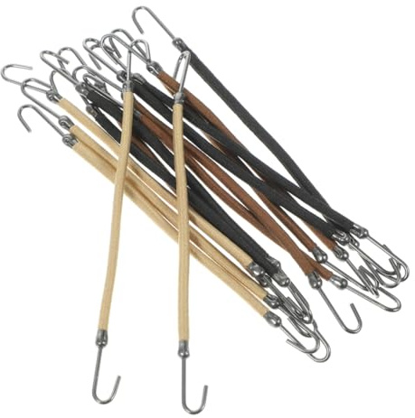 Beaupretty 30piezas Gancho Cabello Coletero Metálico Doble Gancho Para Coletas Para Peinar El Cabello Lazo Cordón Elástico Para Mujeres y Niñas Unidades