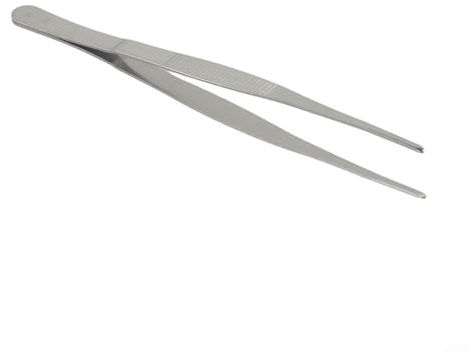 Eawfgtuw For Stainless Steel BBQ Tongs Set with Anti-Buffet Serving and Cooking Tweezers for Kitchen, Barbecue, Grill, Restaurant Use, 12.5cm(20cm)