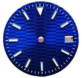 AOIMBNQC 1 Unidad de Esfera Luminosa 28,5 mm for Reloj, Compatible con reemplazo y reparación del Calibre NH35