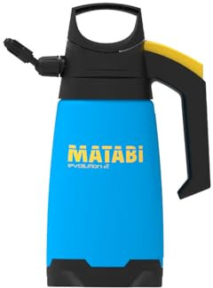 Pulverizador a Presión, Evolution 2 BO - Capacidad 1,5L - Boquilla Orientable 360º - Base Ancha - Válvula de Seguridad Integrada - Amplia Boca de Llenado - Ideal para Hogar y Jardín - Hecho en España