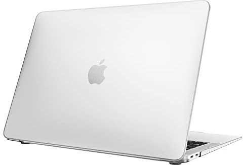Fintie Hülle kompatibel mit MacBook Air 13 (2018-2020 Version) A2337(M1)/A2179/A1932, Ultradünne Hartschale Schutzhülle Snap Case, Transparent(Matte)