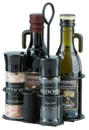 Oliere aus Metall Schwarz für 0.25L | Redoro