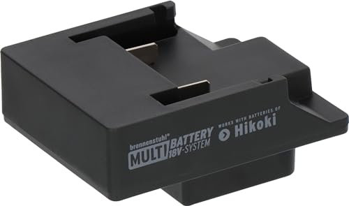 Brennenstuhl Adapter for LED construction spotlights in the Brennenstuhl Multi Battery 18V system for use with Hikoki rechargeable batteries