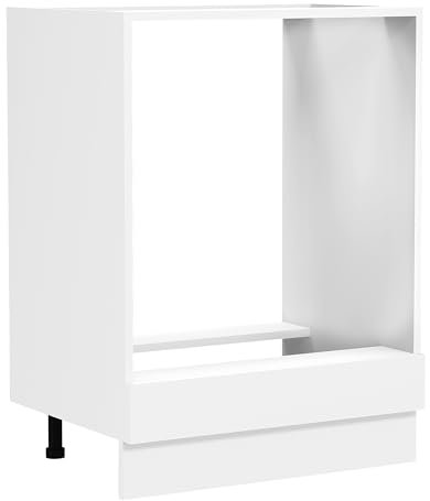 VCM Ofenschrank | Maße ca. H. 82 x B. 60 x. T. 46 cm | Herdumbauschrank | Herdschrank | Backofenschrank - Fasola
