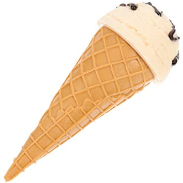 ibasenice Eiscreme Modell Realistisches Künstliches Eiscreme Spielzeug Für Dekoration Und Fotografie Süßes Waffel-Dessert Requisite Für Partys Und Shops