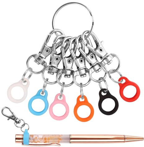 6st Pennhållare, Pennklämmor Fickklämma Highlighter Pennhållare Badge Reel Clips Pen Converter Badge Reel Tillbehör (Penna Ingår ej)