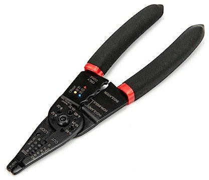DOITOOL Pince à Dénuder Coupe-câble Outil De Compression Coaxial Pince à Sertir Pince à Câble Coaxial